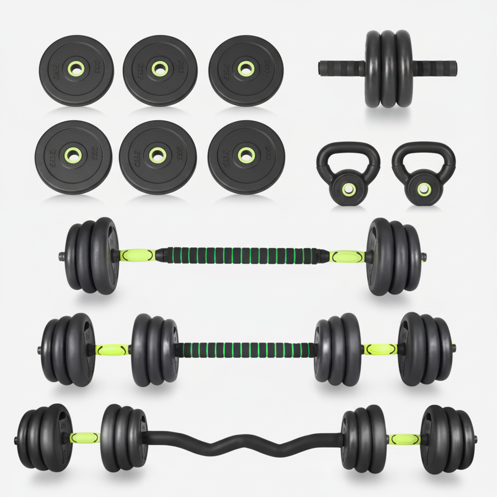 2-in-1 Dumbbell & Kettlebell - clean product shot