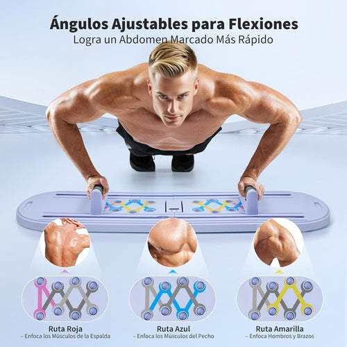 6-in-1 Foldable Mini Pilates Reformer with Smart Counter