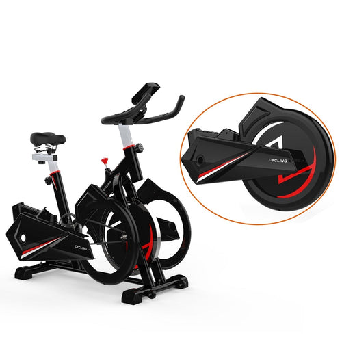 Indoor Cycling Spinning Bike – Quiet Belt-Drive Stationary Bike for Home Gym