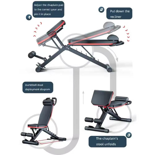 Adjustable Roman Chair for Home Gym