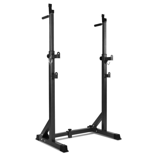 Everfit Adjustable Squat Rack – 300kg Home Gym Weight Stand with 10 Height Settings