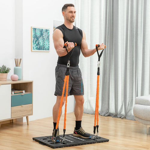 Integrated Portable Training System with Exercise Guide Gympack Max