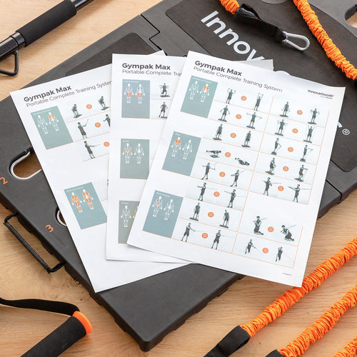 Integrated Portable Training System with Exercise Guide Gympack Max