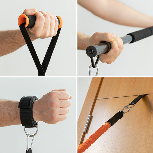 Integrated Portable Training System with Exercise Guide Gympack Max