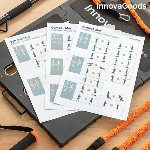 Integrated Portable Training System with Exercise Guide Gympack Max