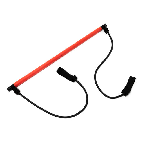 Resibar Fitness Bar with Resistance Bands – Full Body Home Workout with Exercise Guide