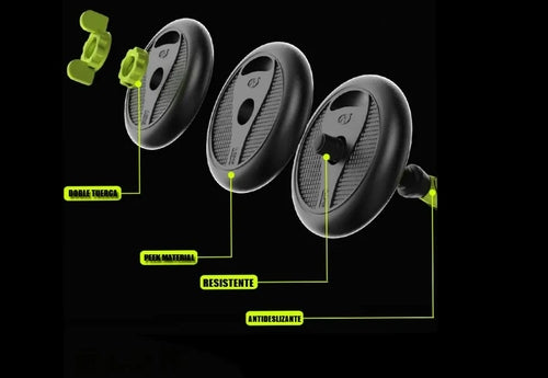 2-in-1 Dumbbell & Kettlebell Set with Handle Bar