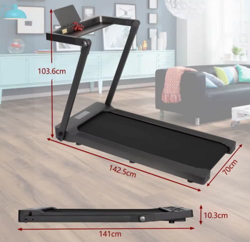 Foldable Treadmill with Smartwatch