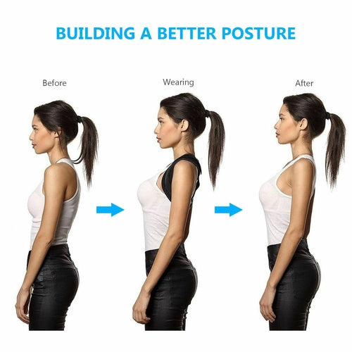 Adjustable Back Posture Corrector – Unisex Breathable Support Brace (S/M/L)