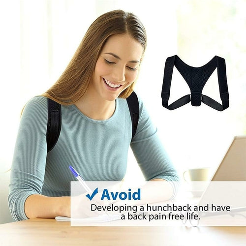 Adjustable Back Posture Corrector – Unisex Breathable Support Brace (S/M/L)