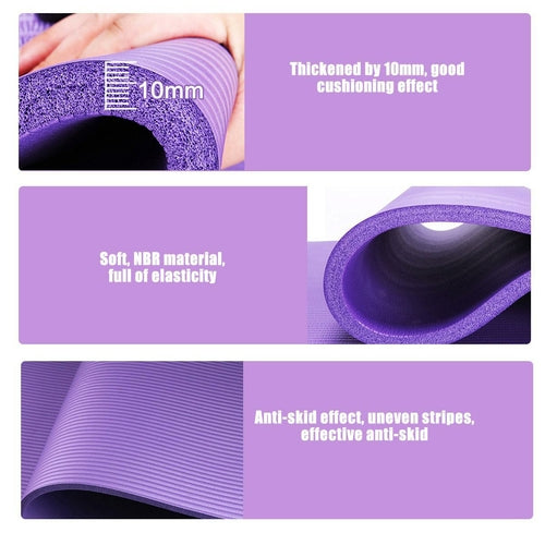 Deluxe Yoga & Fitness 5-Piece Exercise Set – Mat, Ball, Bands & Skipping Rope
